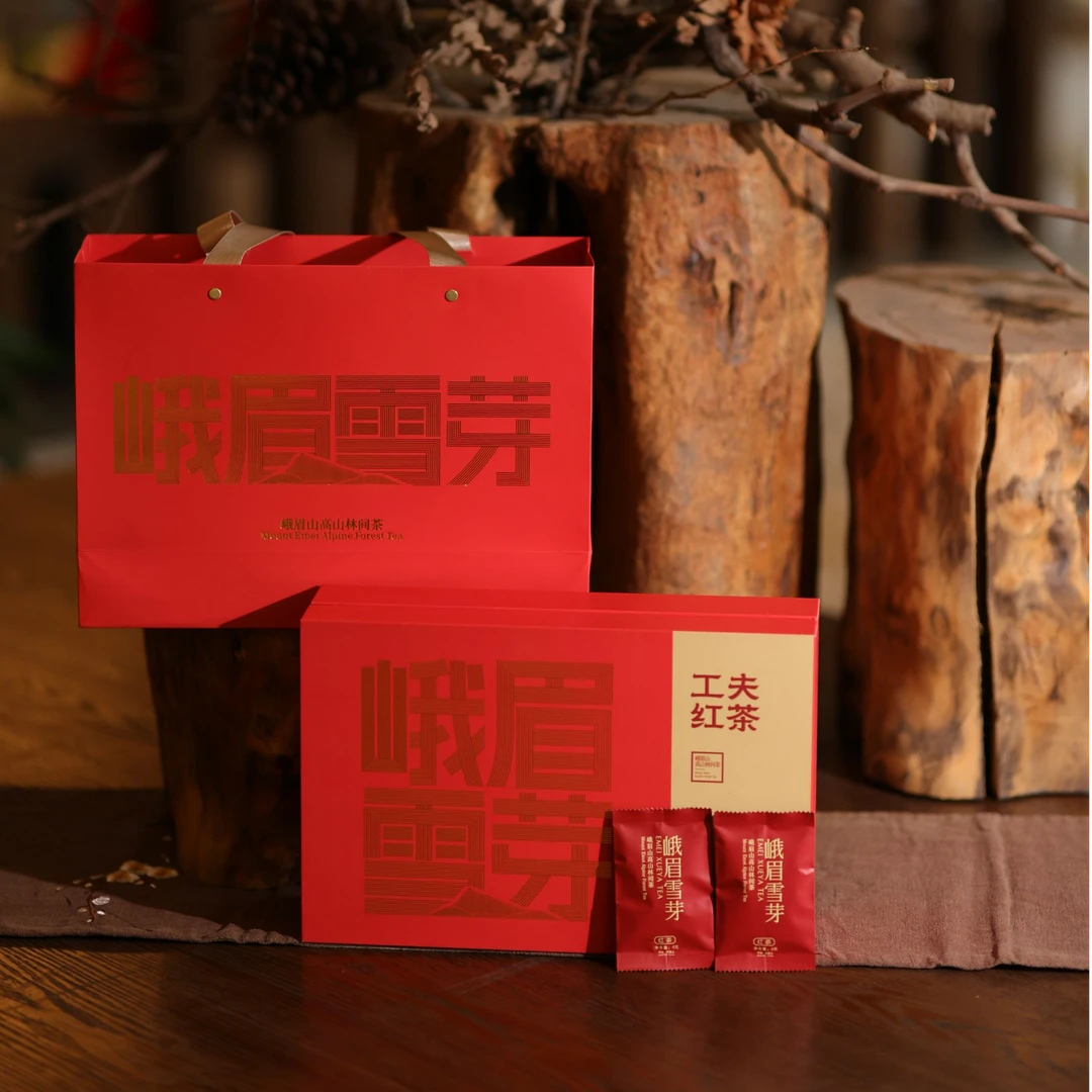 【春季特惠】峨眉雪芽新品工夫红茶品质茶叶礼盒