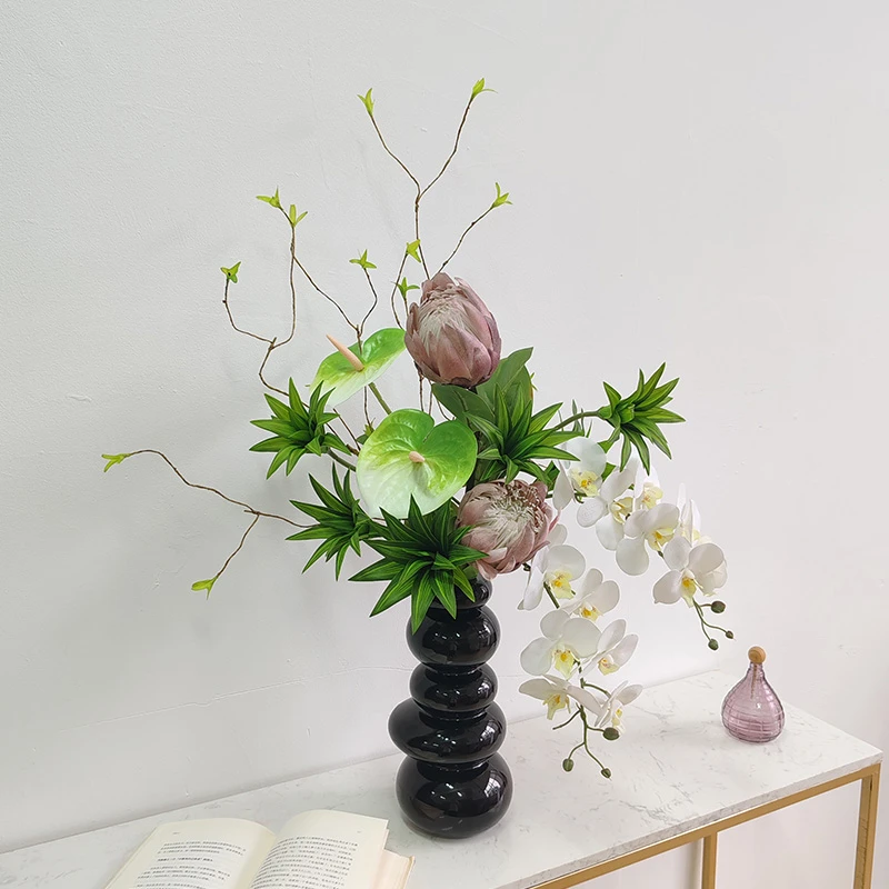 花前月下·仿真花假手札设计感花束高档高级感轻奢家居摆件装饰
