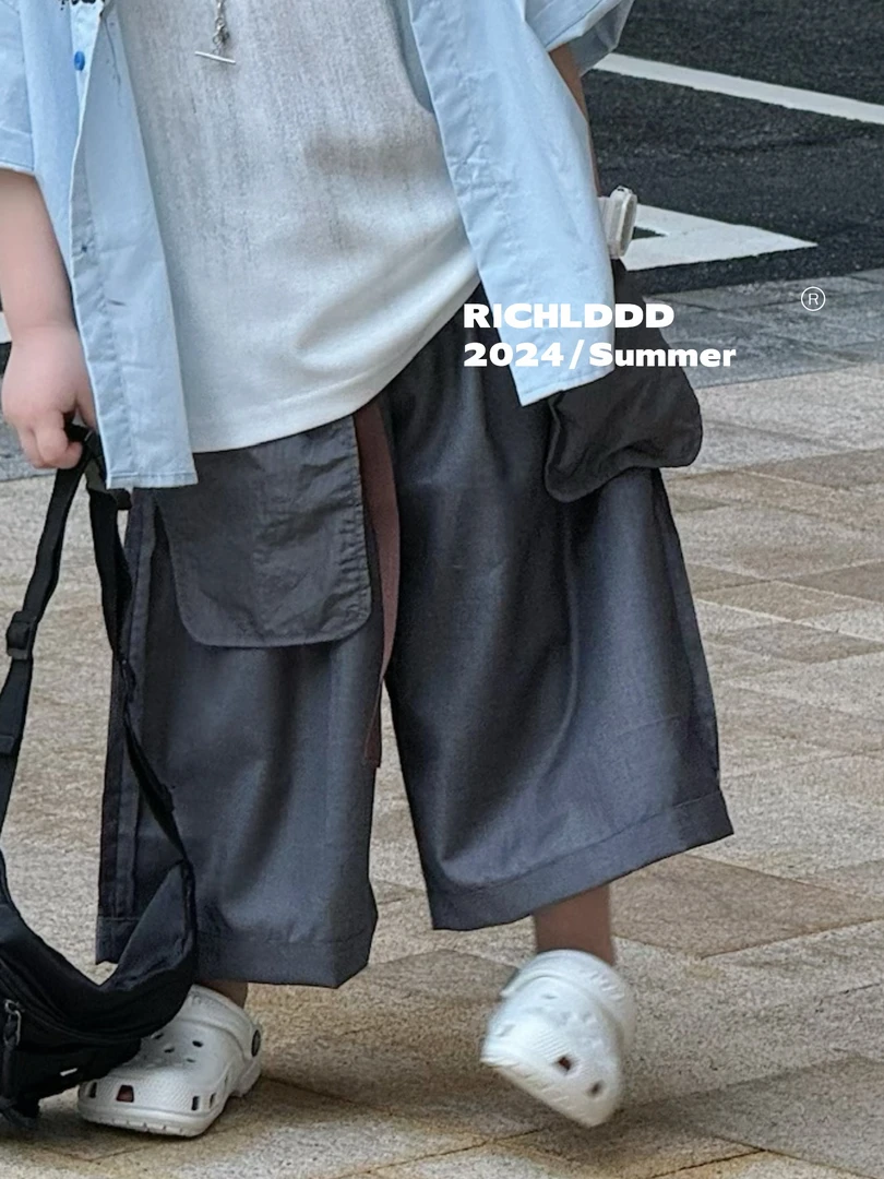 no退no换【层次随心凹】夏季西裤七分裤1113