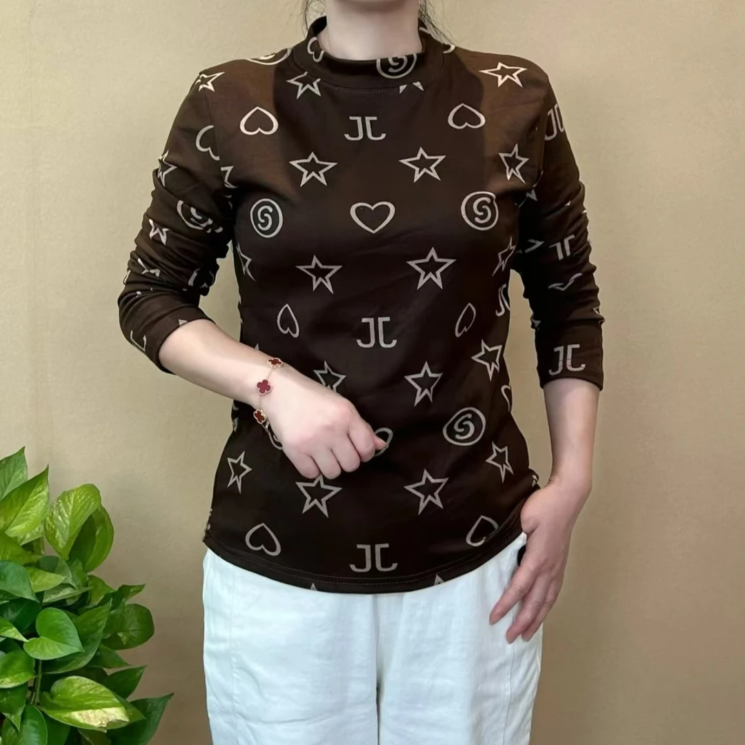 秋冬长袖百搭打底上衣