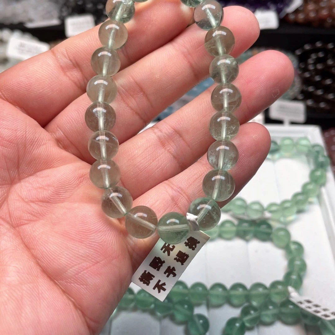 水晶手链未镶嵌h**u绿莹石9
