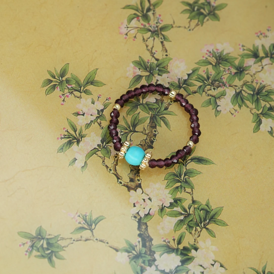 铜合金戒指 A70戒指/新中式国风手工饰品