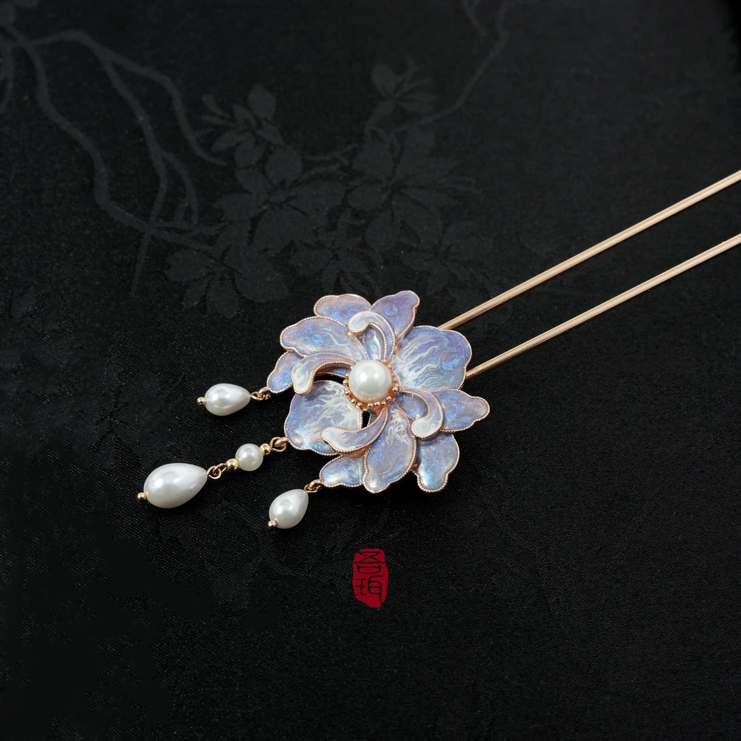 铜合金 百花宴特别版A25发簪/新中式国风手工饰品