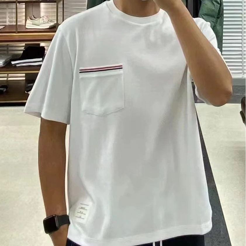 99新 THOMBROWNE  tb 白色 短袖 99新 1码 A600