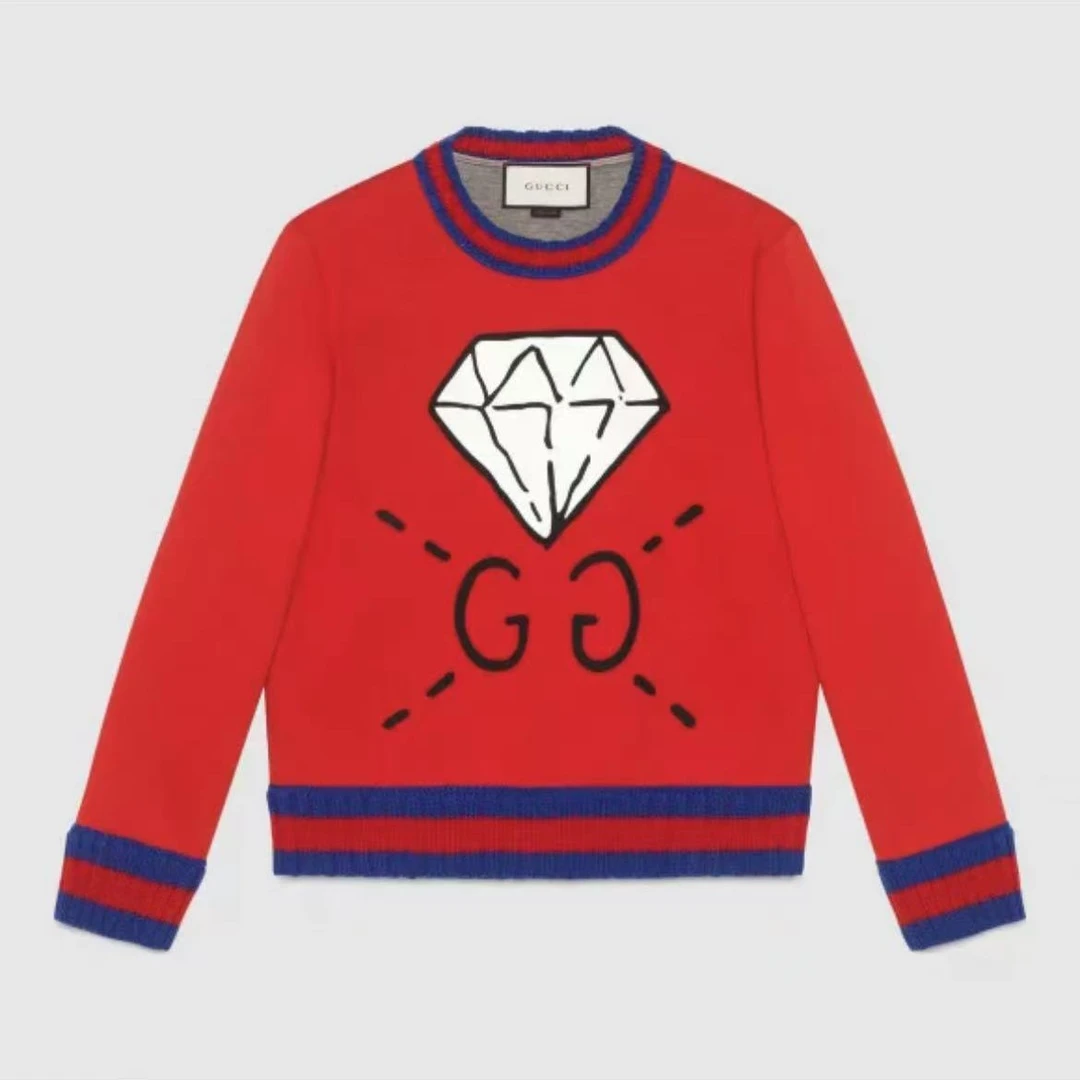 Gucci  红色  卫衣  全新  S码  A1669