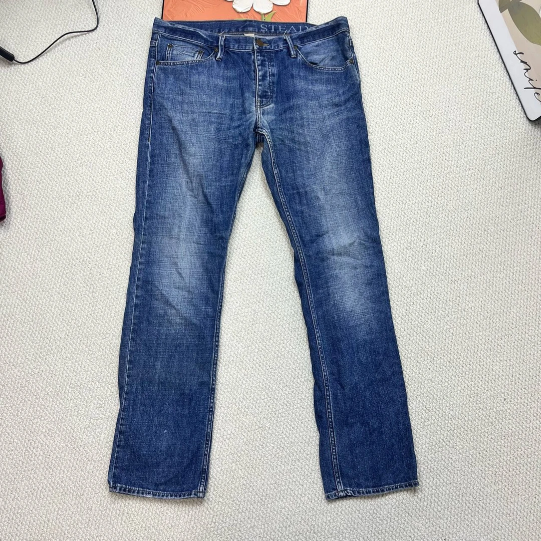 99新 BURBERRY/博柏利 Burberry  深蓝色 牛仔裤  99新  A1942