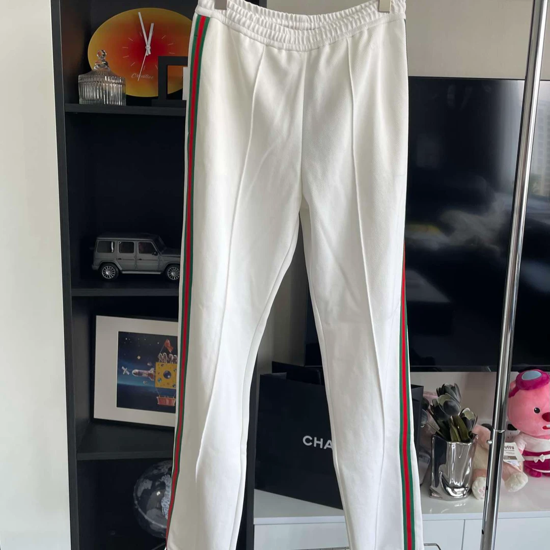 99新 GUCCI/古驰  拼色 条纹 长裤  全新带吊牌 A212