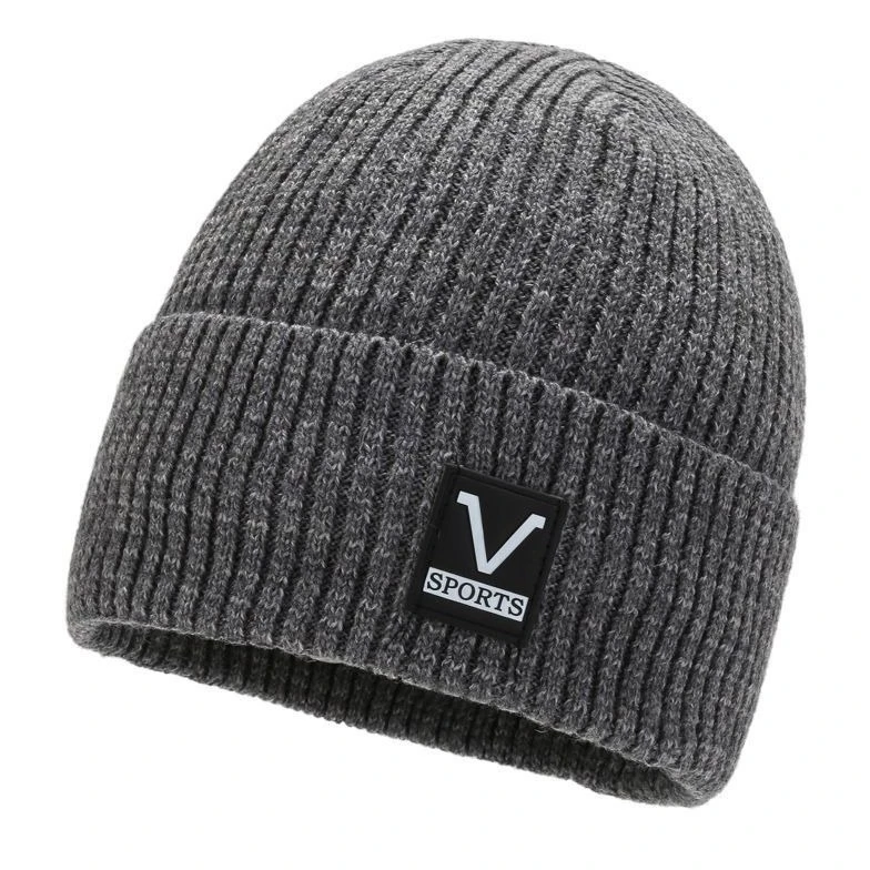 秋冬户外钓鱼毛线帽百搭帽子保暖针织帽冷帽男加厚字母防寒锋耀