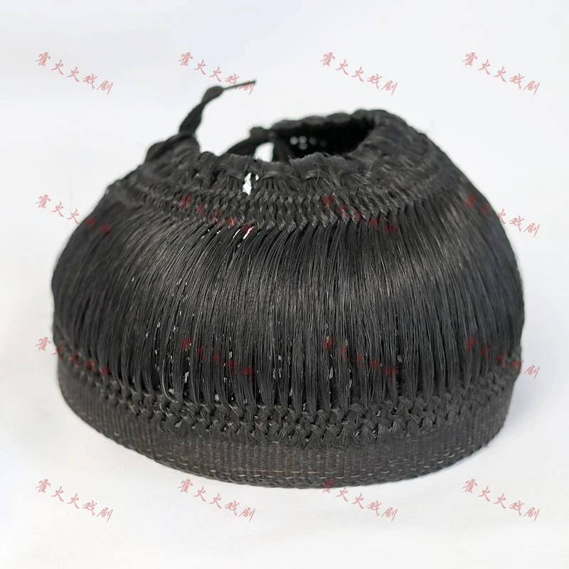 戏剧戏曲古装影视舞台配件 马尾网子 包头网子 女加厚双层马尾网