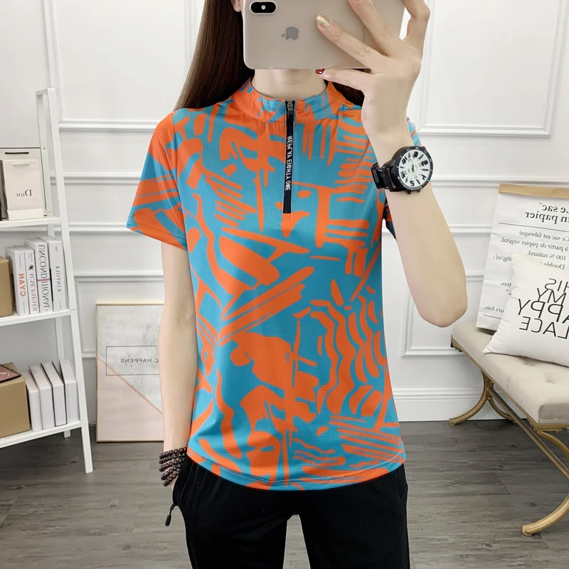 速干衣瑜伽服上衣女款短袖夏季新款运动t恤跑步训练健身衣半袖衫