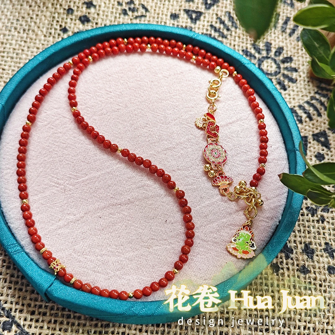 【朱樱】独立设计南红玛瑙项链手工 多样性其一发货