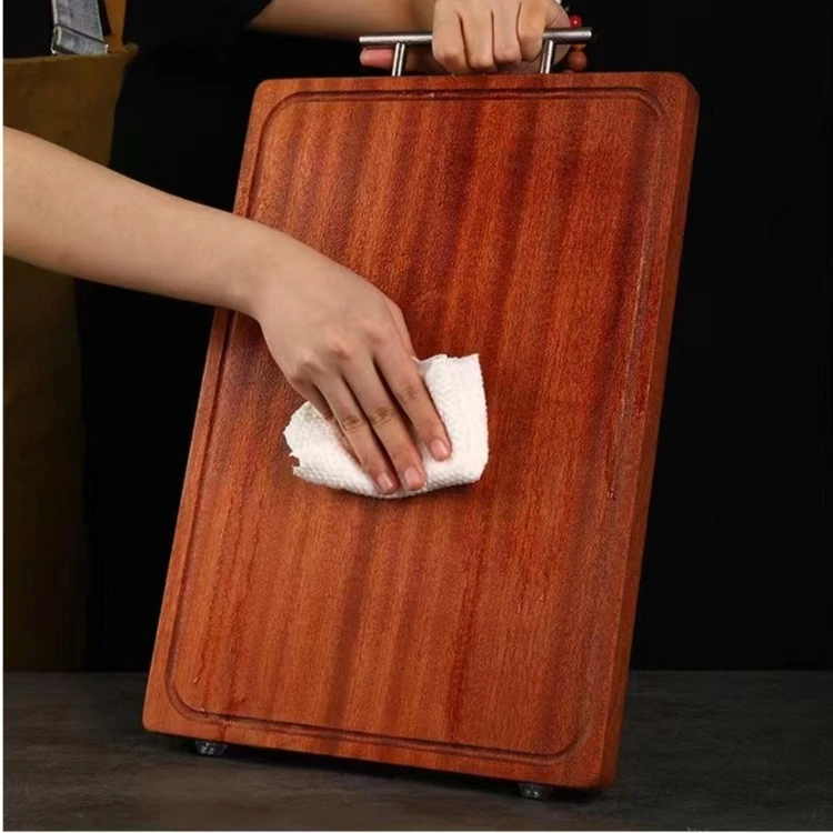 乌檀木整木方形双面木案板安全防霉不易裂省心经久耐用菜板