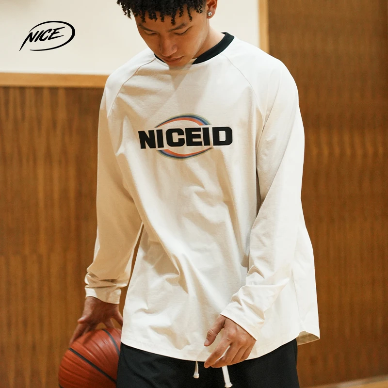 NICEID NICE篮球运动长袖投篮服吸排汗春秋薄打底男女款宽松
