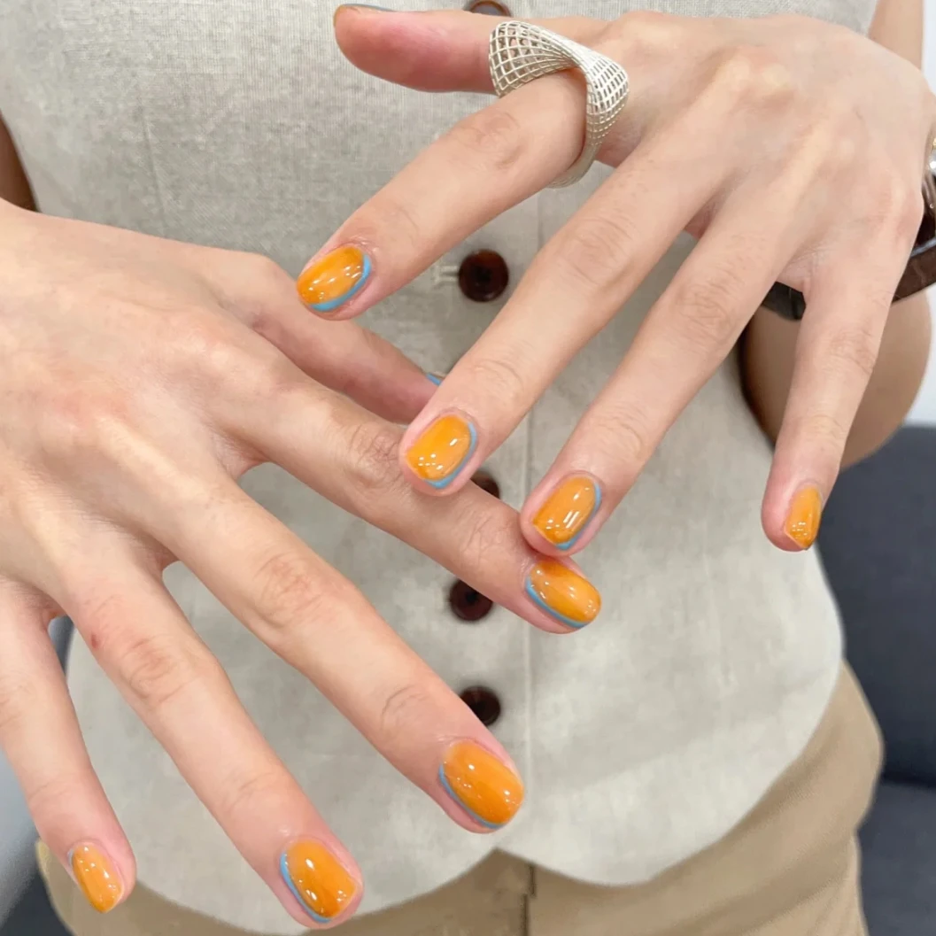 【七喜】·当天发出·显白小众·短款ins穿戴甲 密奈纯手工穿戴甲