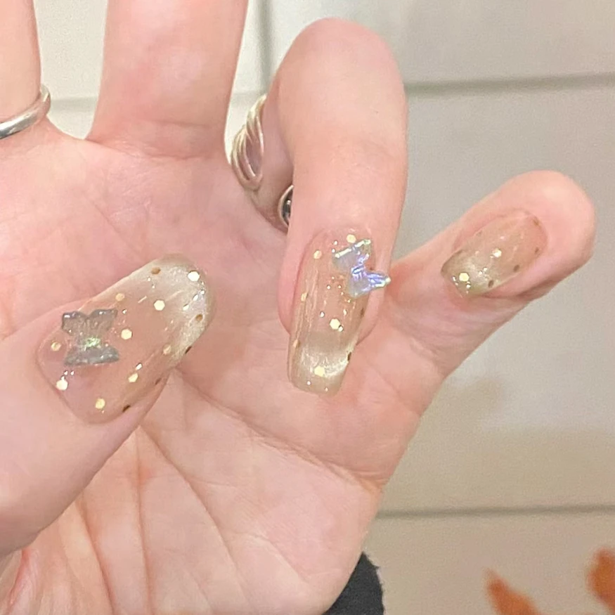 【花房姑娘】·当天发出密奈高定奢品 纯手工穿戴甲