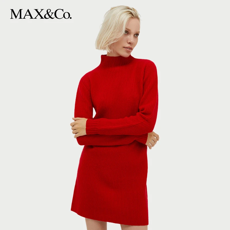 MAX&Co.秋冬羊毛编织连衣裙9324013003