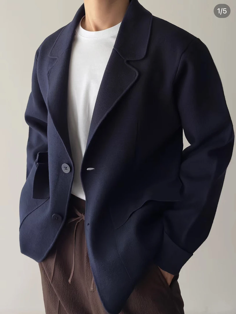 新款高端男士休闲商务气质百搭外套401-600