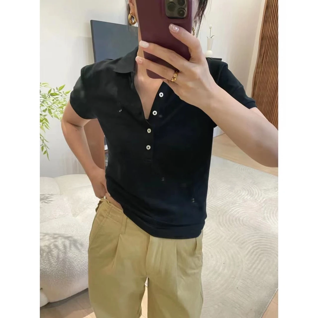 JOSIE CHOW【五粒扣】尾的单！经典必入小马刺绣polo衫。Rl861183