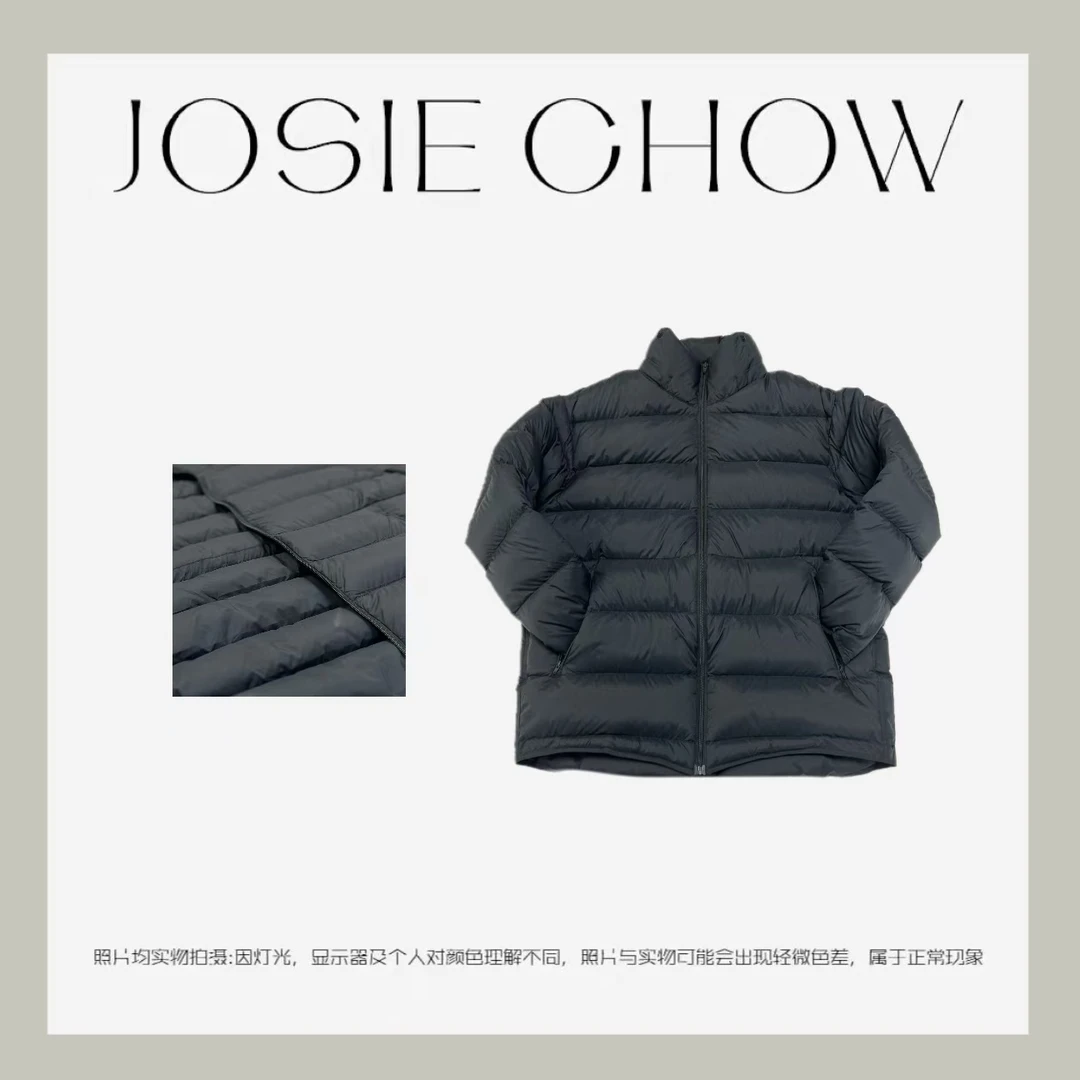 Jc057130。【毛毛虫】造型感可拆卸帽子安心狮头白鹅绒服。