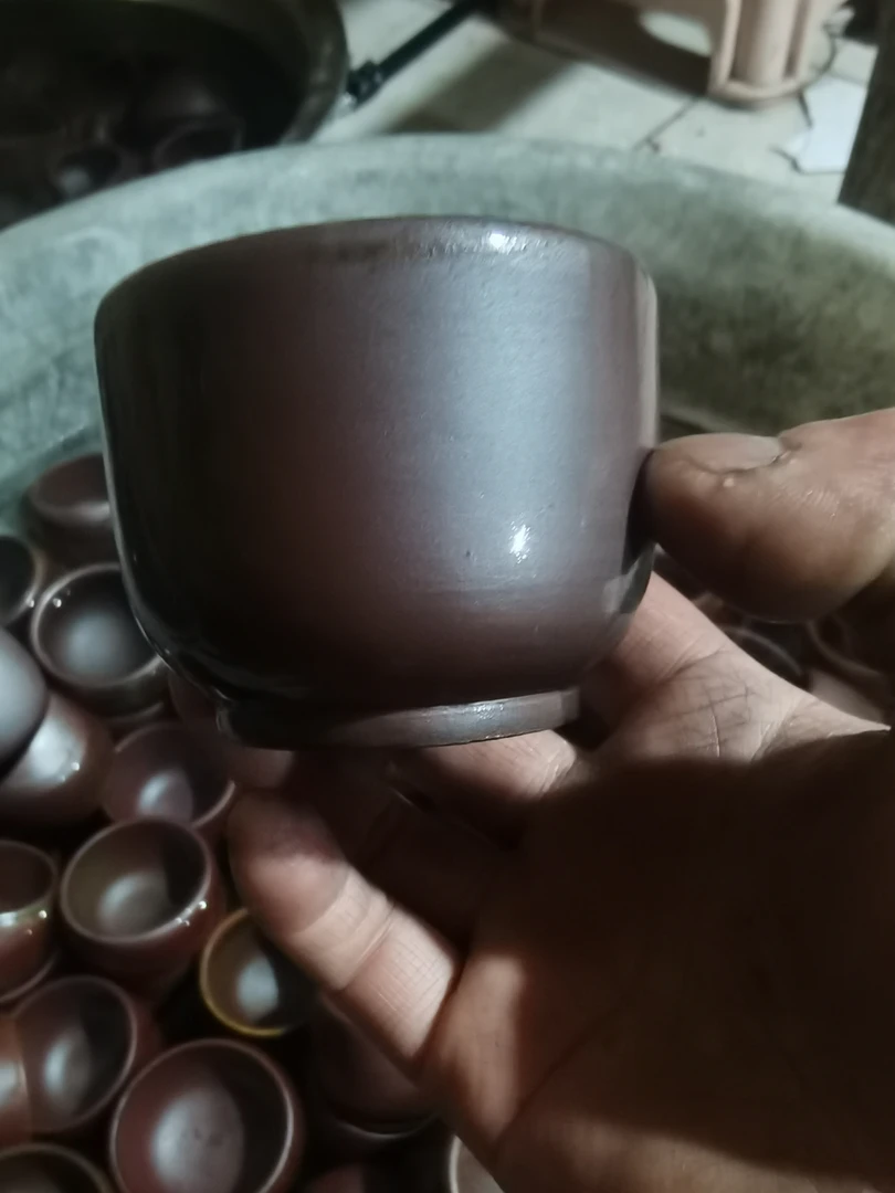 柴烧主人杯，瑕疵品处理，鼓包缺裂纹等，但不漏水不影响使用