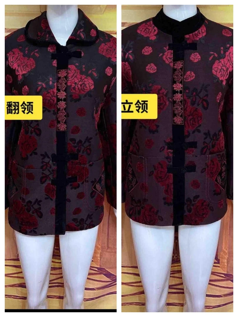 新款时尚加绒棉袄