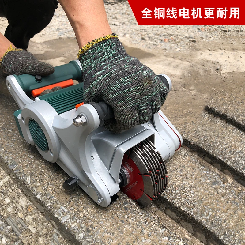 骏途电器原装一次成型水电无尘带激光混凝土红砖槽切割机