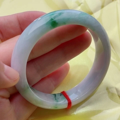 翡翠手镯未镶嵌正57.8