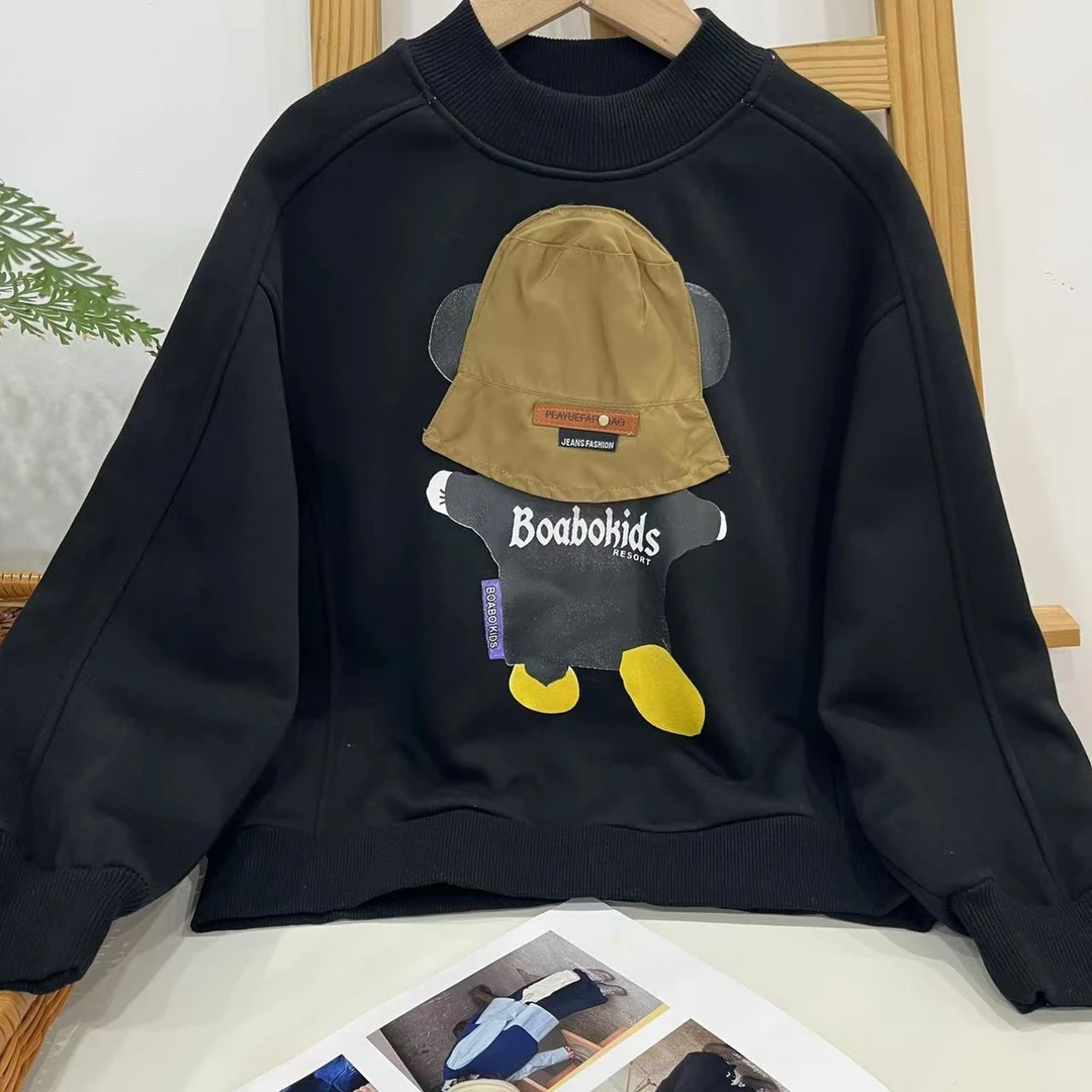 0135  秋冬季中大童休闲卫衣  B