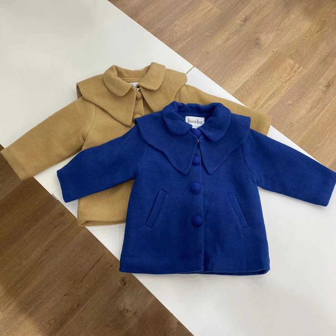 6591    冬季小童呢大衣   B