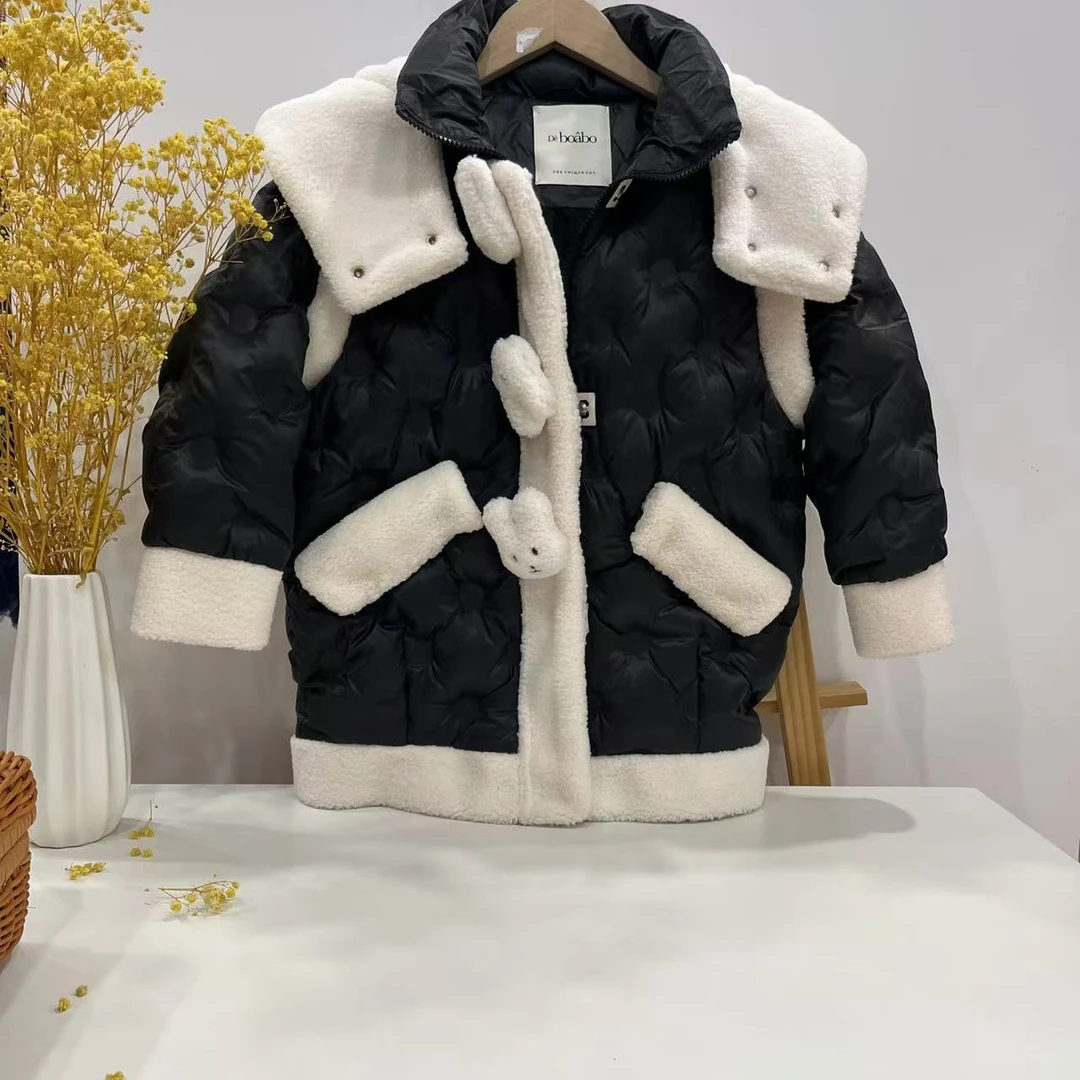 0096  冬季中大童时尚百搭羽绒服 B