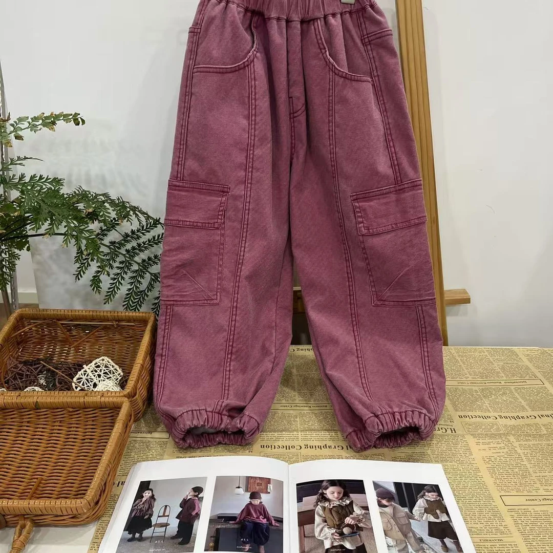 5057  秋冬中大童休闲裤  B