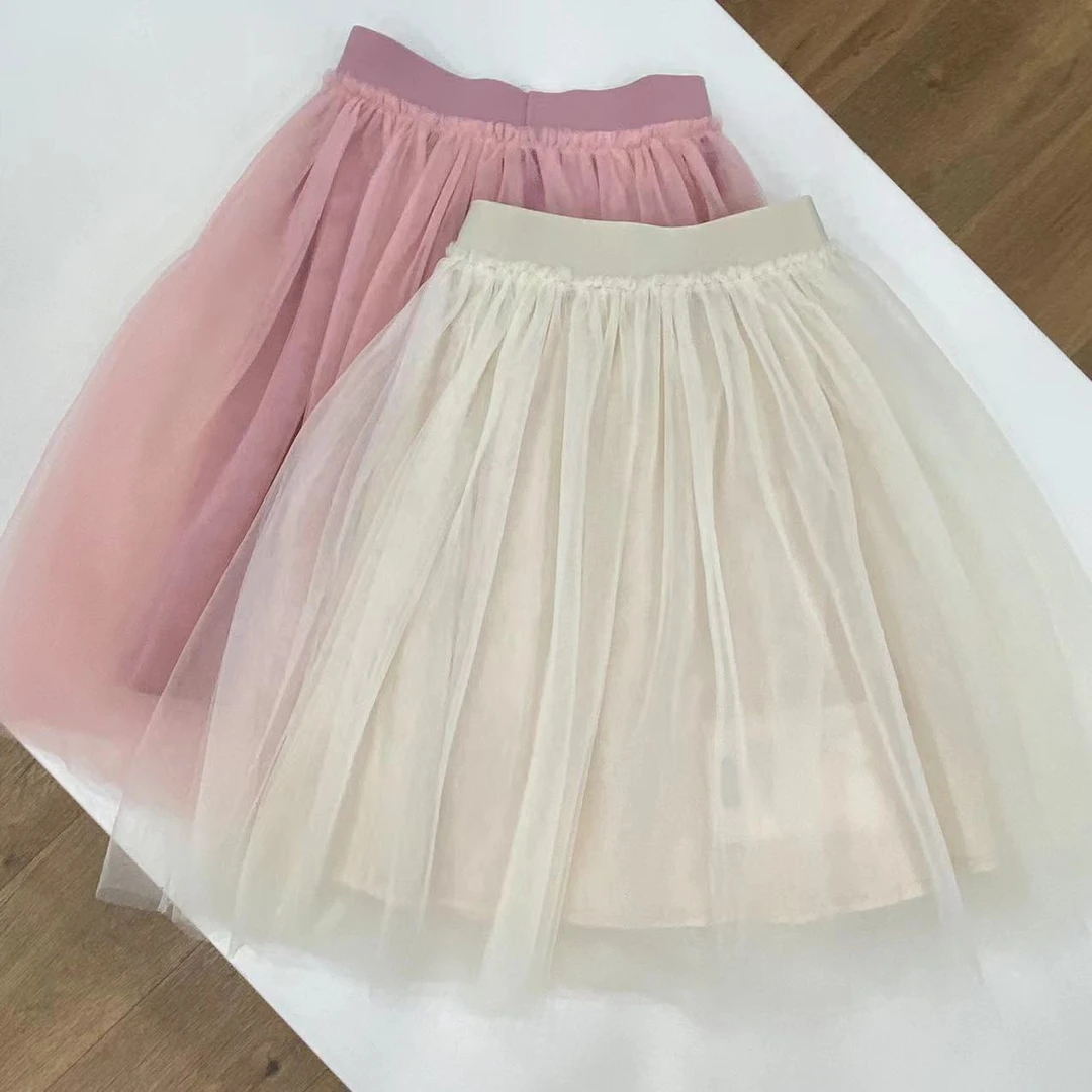 6010夏季中大童时尚百搭半裙L