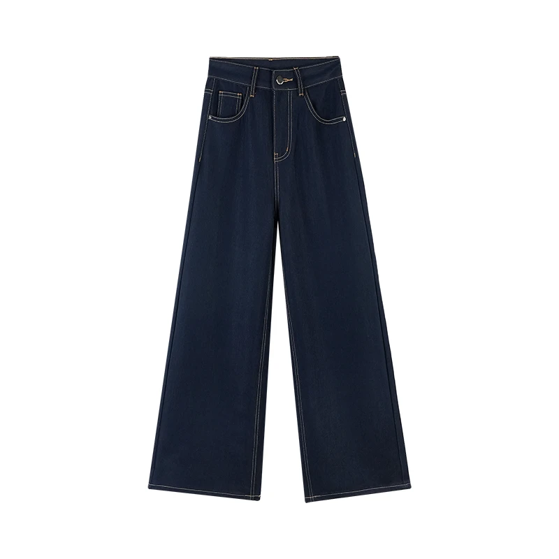 DX.DAXI【修腿BUFF】 加厚版/加绒版藏肉显瘦不臃肿窄款阔腿牛仔裤