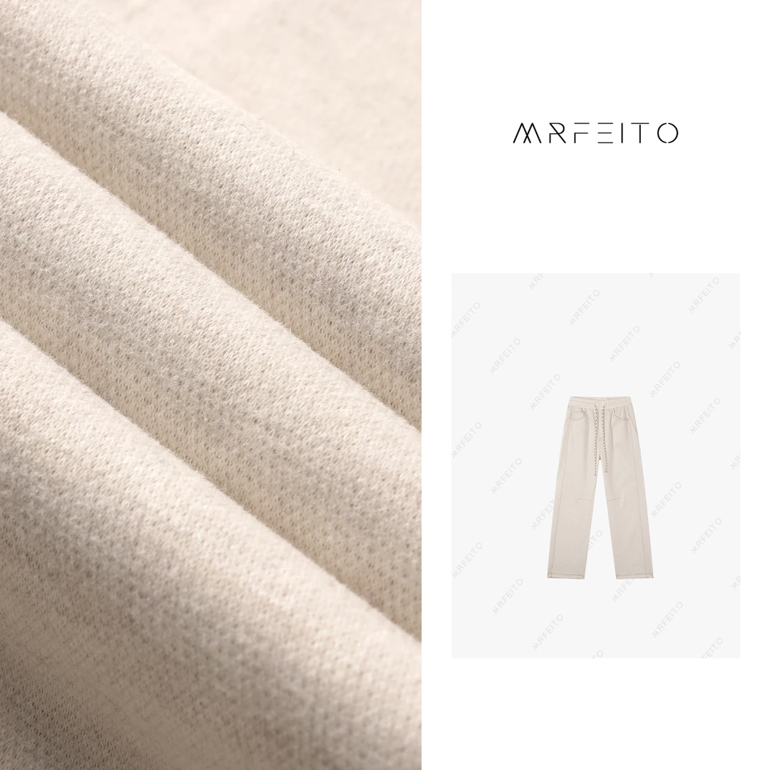 秋冬新款时尚显瘦百搭抽绳直筒休闲裤H52K01Q28814