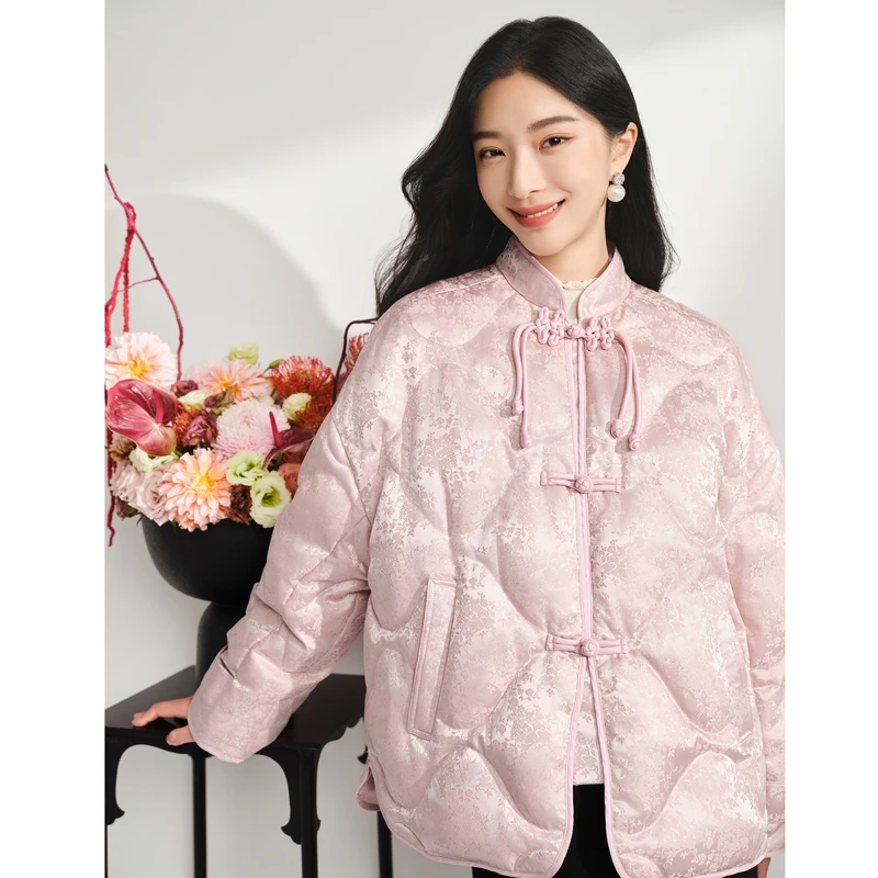 【温暖新中式】国风羽绒服甜美松花江白鸭绒DOUBLOVE贝爱