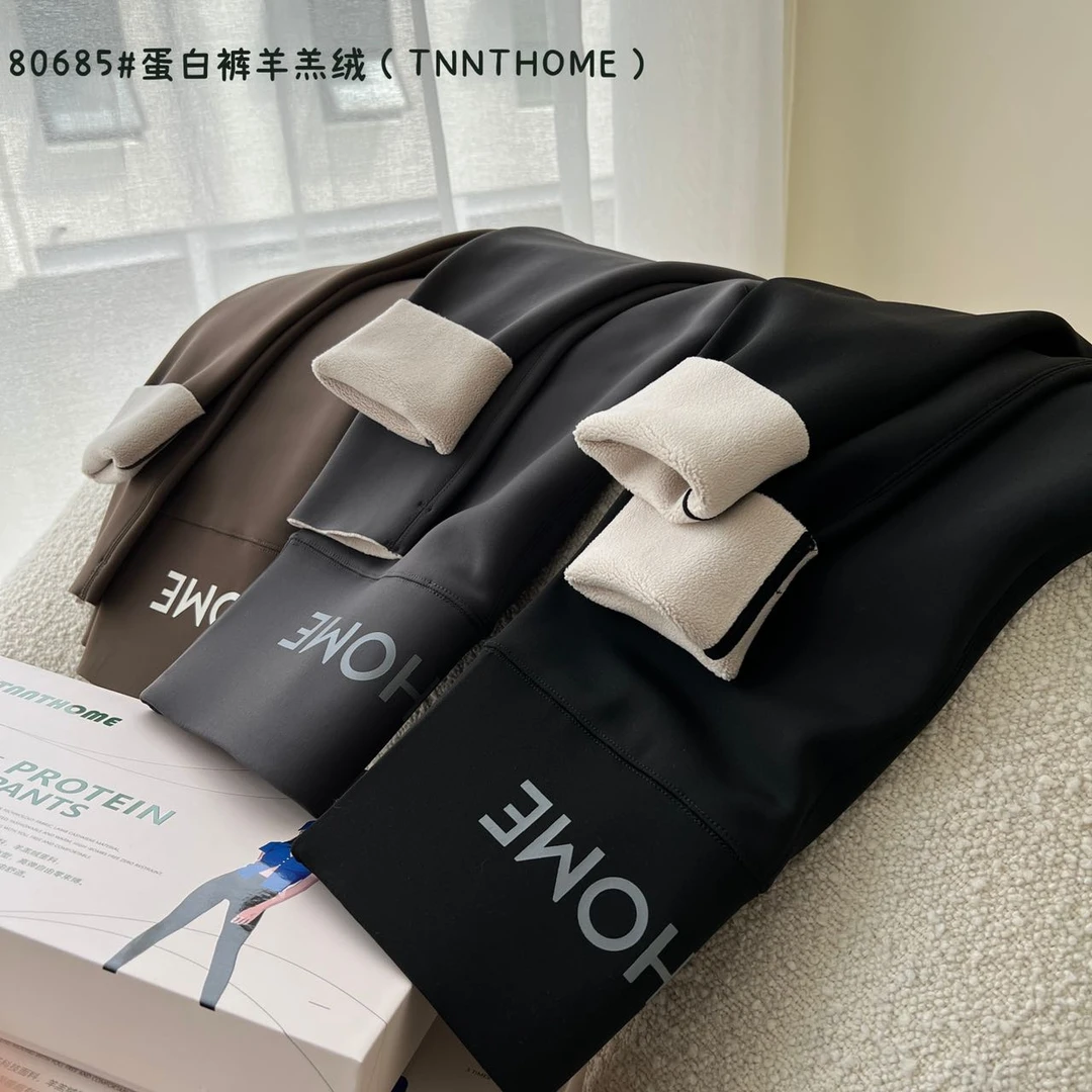 蛋白羊羔绒芭比裤鲨鱼裤外穿加厚加绒秋冬打底裤收腹提臀TNNTHOME
