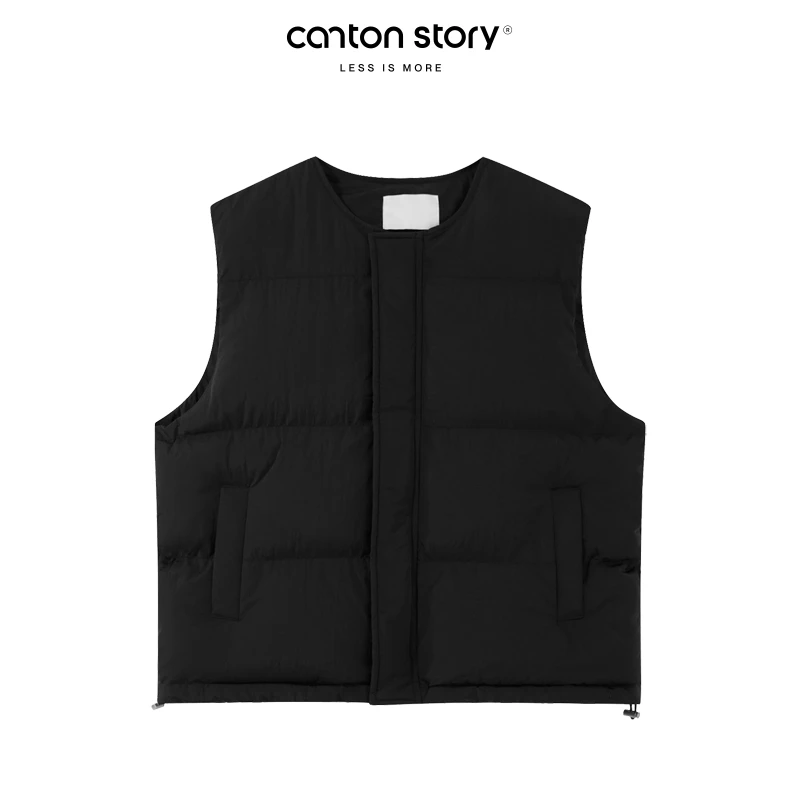 羊城故事叠穿马甲棉服女秋冬宽松无袖上衣 Y24Y10x棉服马甲x60969