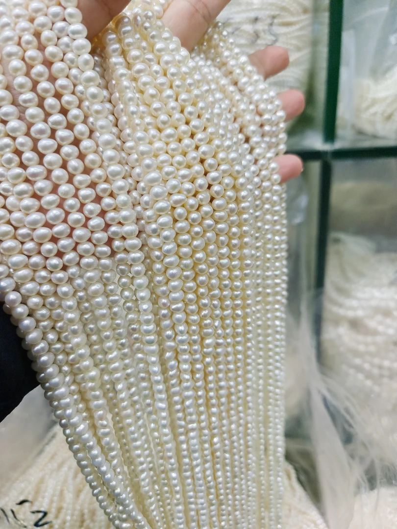 天然淡水真珍珠半成品裸珠(完美主义者慎拍)无扣子