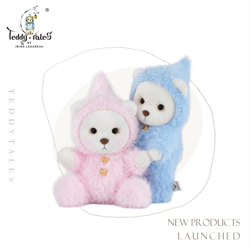 TeddyTales/莉娜熊舒睡系列针织毛衣爬爬服手作毛绒玩具娃衣小号