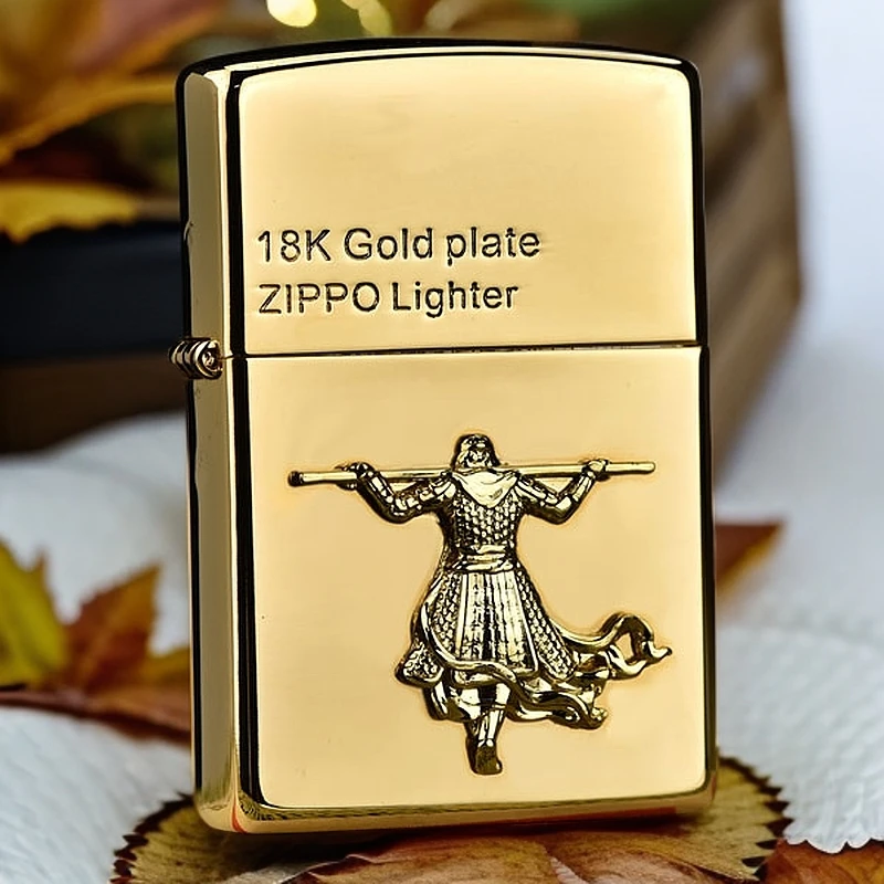 【CC】zippo打火镀金意中人悟空至尊宝一生所爱原装防风之宝