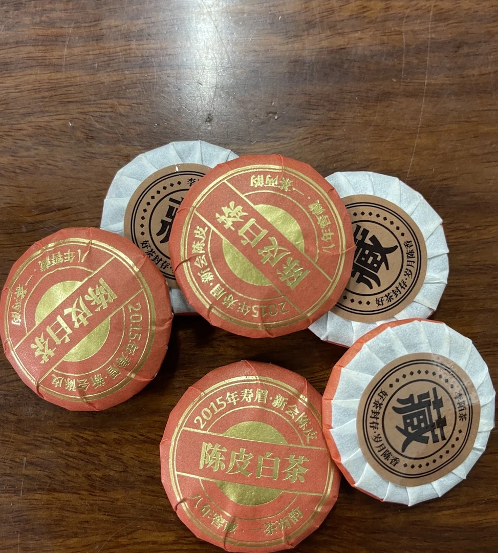 【但哥宠粉福利】陈皮白茶小圆饼散茶（100g）
