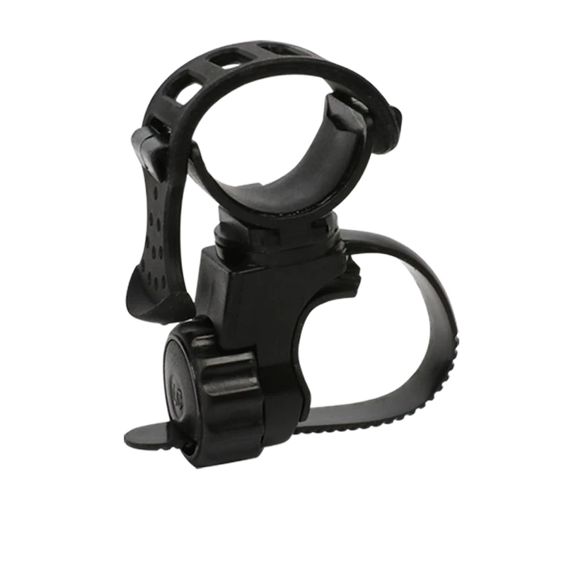 全向旋转安装山地车LC6手电筒夹8字灯架单车骑行配件夜间照明装备