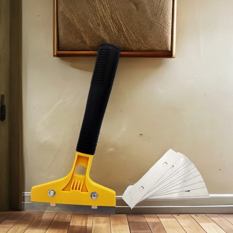 美缝铲刀铲墙皮铲腻子瓷砖地板刮刀除胶工具刀片加厚重型