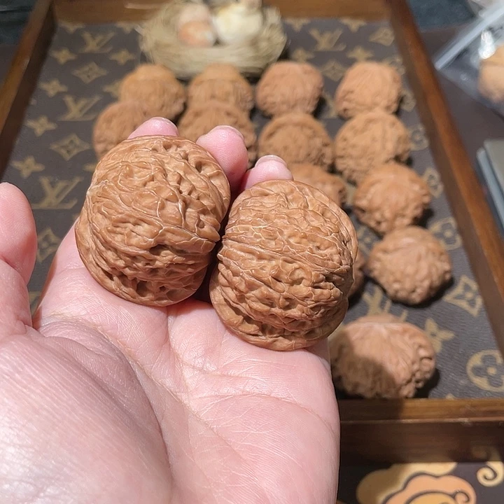 文玩核桃把件白***641磨盘全品z 98