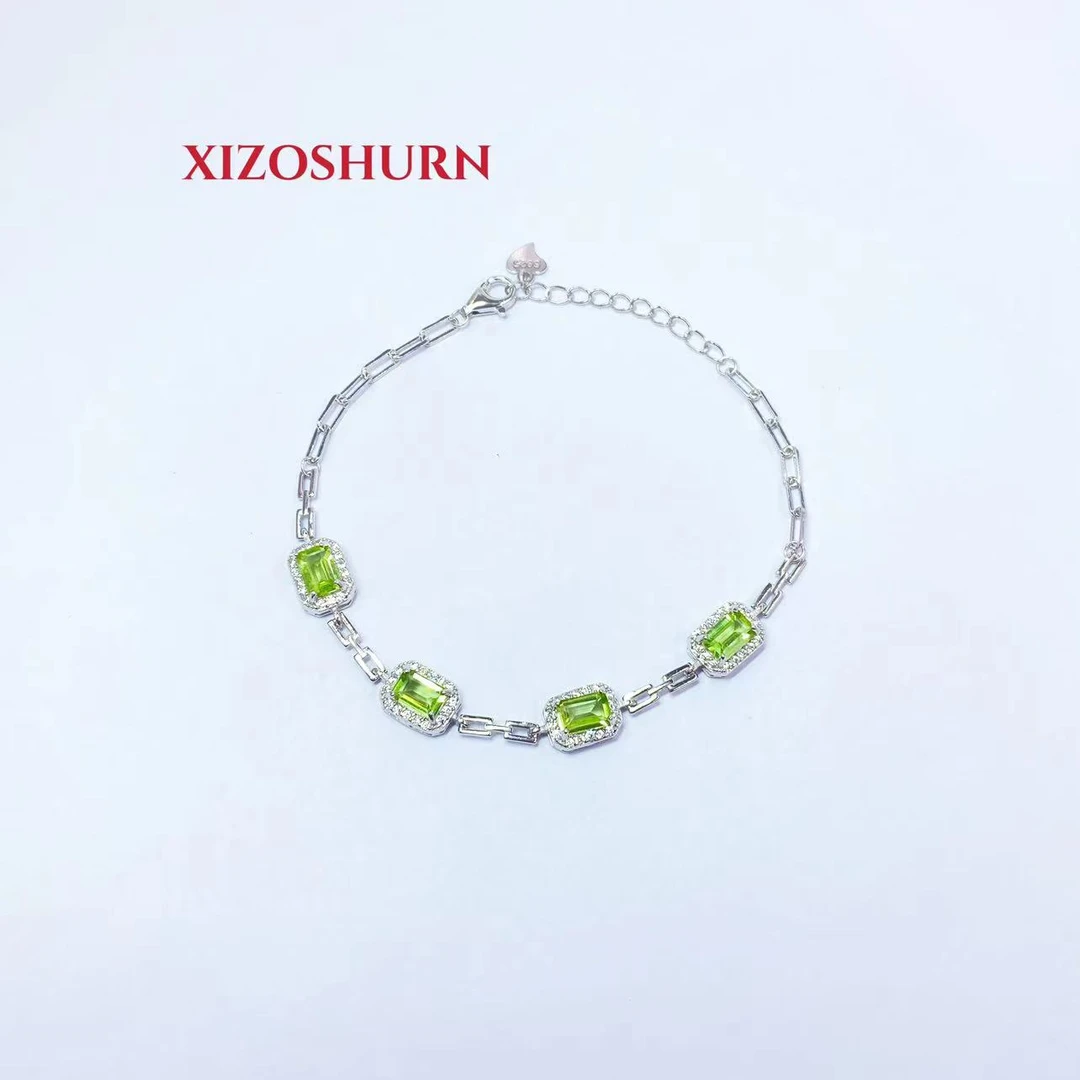 【喜兆祥XIZOSHURN】橄榄石手链GLSSL1001