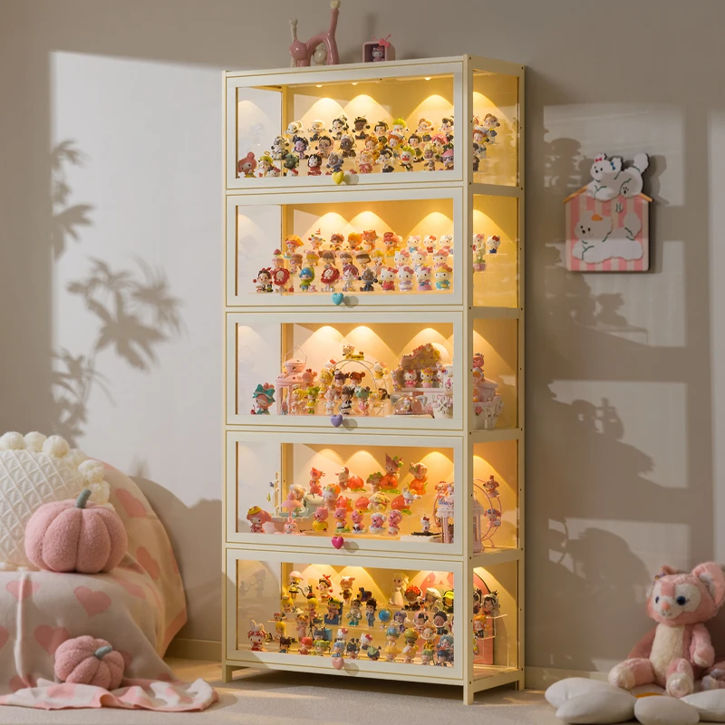 手办柜家用盲盒模型展示柜亚克力收纳陈列柜透明玩具摆件置物架