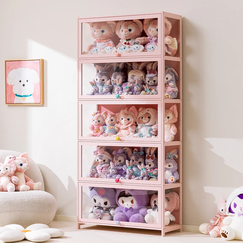 亚克力透明展示柜手办收纳盒玩偶毛绒娃娃家用陈列柜