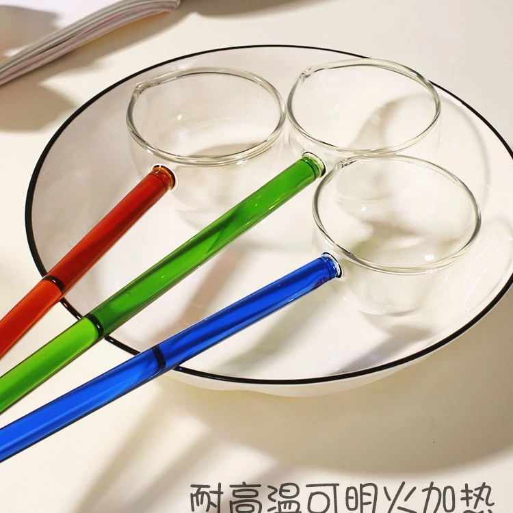 创得高硼硅玻璃泼油勺热油大号汤勺长柄勺耐热勺子神器家用调味