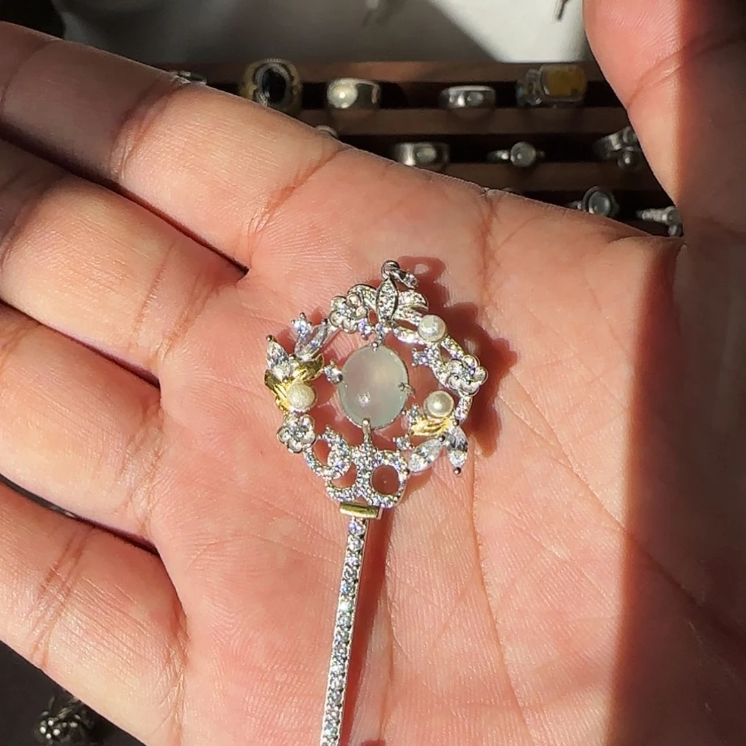 【闪购商品】翡翠颈饰银S925镶嵌1****4