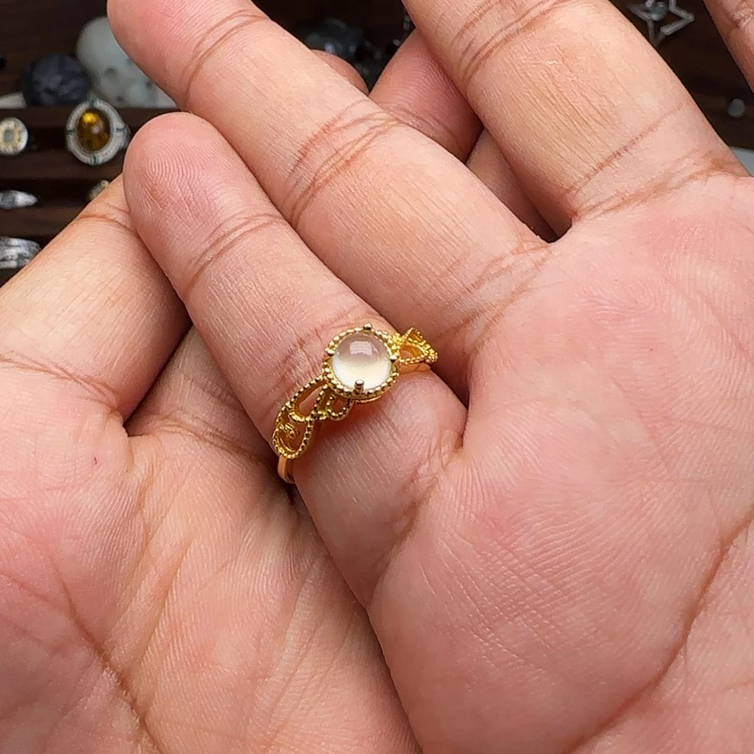 【闪购商品】翡翠戒指银S925镶嵌+*
